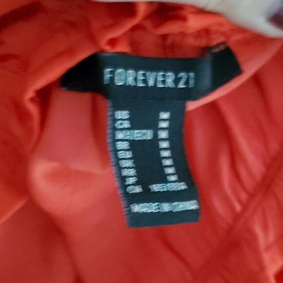 Forever21 Persimmon Flounce Super Cropped Top - Picture 6 of 8